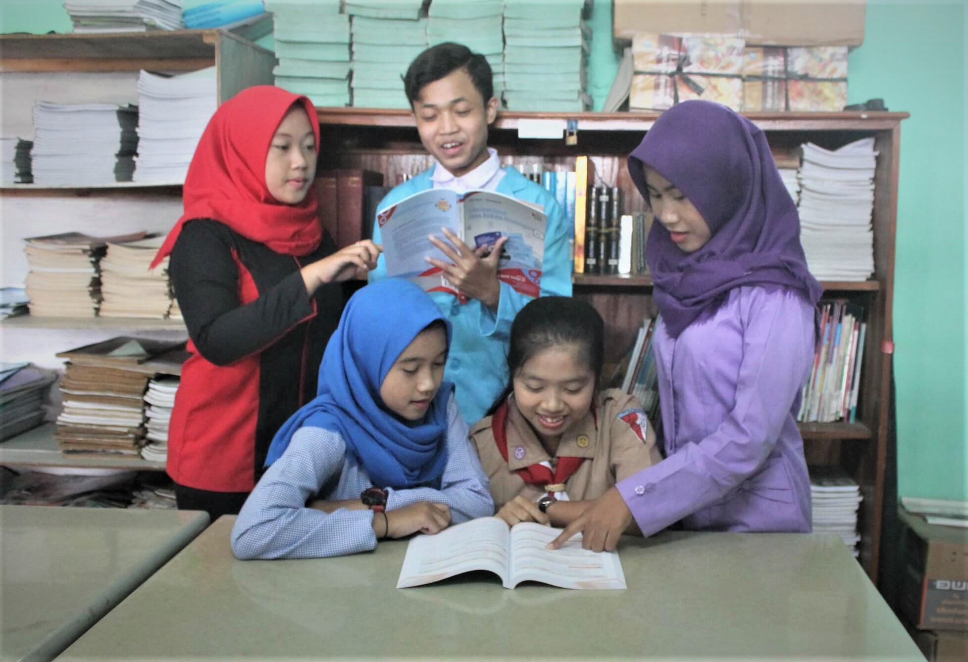 Kegiatan literasi siswa di Perpustakaan